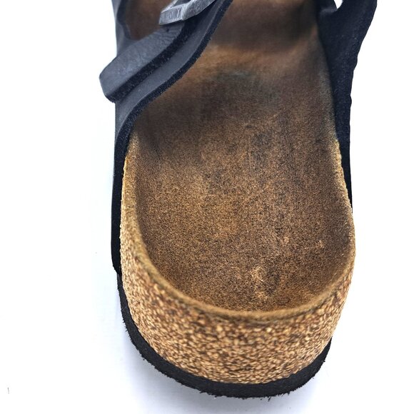Birkenstock  Arizona Sfb Black Oil - Size 12 - Picture 10 of 14